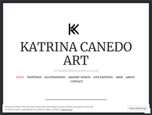 Tablet Screenshot of katrinacanedo.com